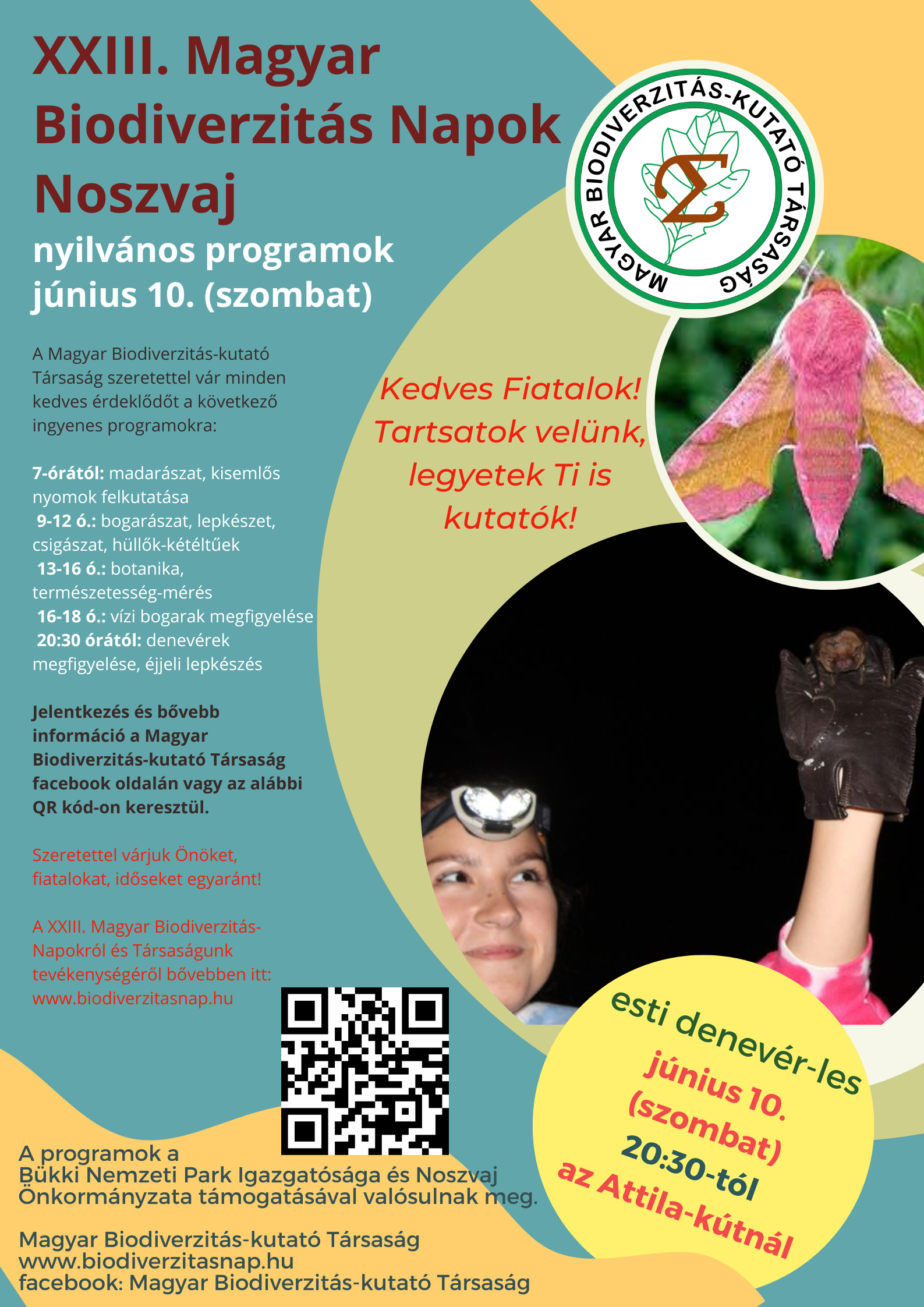 xxiii magyar biodiverzitas napok nyilvanos programok plakat